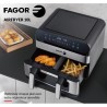 Friteuse sans huile - FAGOR - FGF10 - 10L - 2400W - Double cuisson - 8 progra...