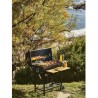 COOKING BOX Barbecue a charbon MIKE - 115x66x106 cm - 2 grilles acier chromé ...