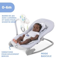 Transat évolutif CHICCO - modele BALLOON DOTS - musical, avec arche