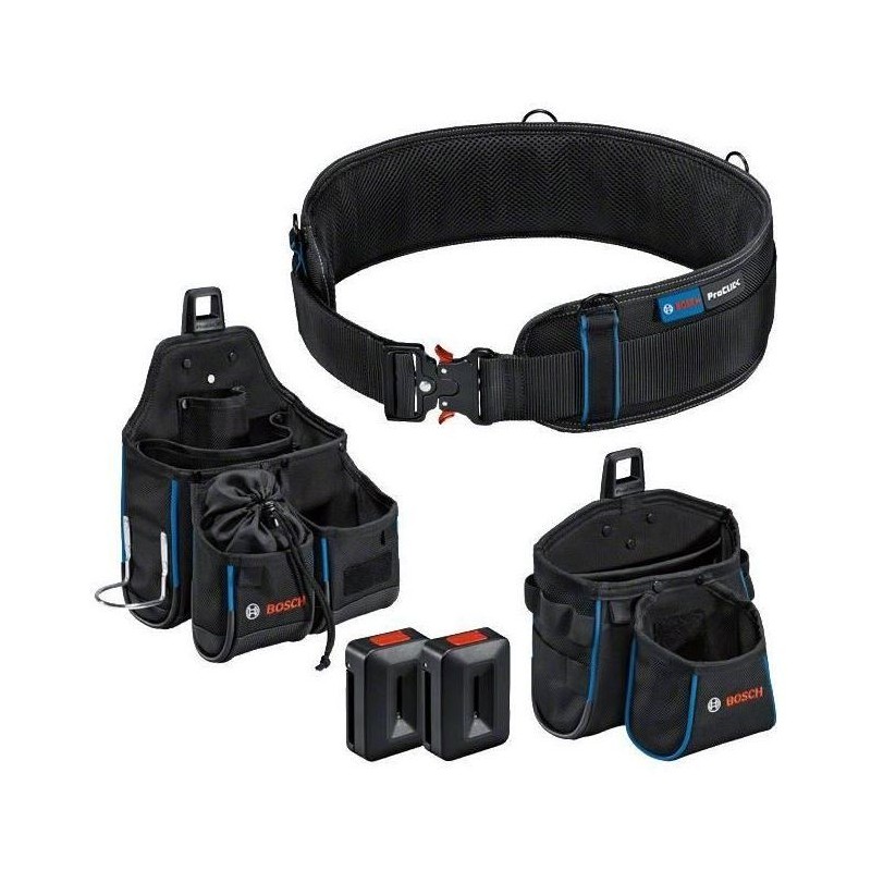 Combi-kit Outils - BOSCH PROFESSIONAL - Ceinture 93 - 2 Sacoches GWT 2 et GWT...