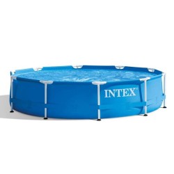 Kit Piscine hors sol tubulaire INTEX - Metal Frame - 305 x 76 cm - Ronde (Liv...