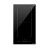 Domino induction encastrable - OCEANIC - OCEATI2Z2BF - 2 foyers avec zone fle...