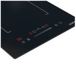 Domino induction encastrable - OCEANIC - OCEATI2Z2BF - 2 foyers avec zone fle...