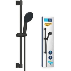 Ensemble de douche avec pommeau 2 jets, barre 60cm et flexible 1,75m - GROHE ...