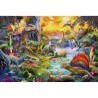 Puzzle Dinosaures - avec add on (figurines de dinosaures) - 60 pcs - SCHMIDT ...