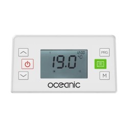 Radiateur électrique fixe a inertie seche céramique 2000W OCEANIC Rubis - Des...