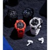 CASIO Montre G-SHOCK - Résistante aux chocs - Multifonctions - Blanc