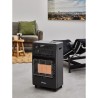 Chauffage d'appoint infrarouge au gaz butane KERN - Allumage par piezo - Surf...