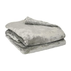 Couverture Microflanelle Toison d'Or -  220 x 240 cm - Coloris Perle