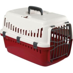 KERBL - Box de transport pour chien- EXPEDITION - Creme/Bordeaux - 48x32x32cm...