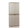 TITANIUM PLASTIKEN Armoire 2 portes avec étageres et penderie l70 x p44 x h17...