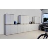 TITANIUM PLASTIKEN Armoire 2 portes avec étageres et penderie l70 x p44 x h17...
