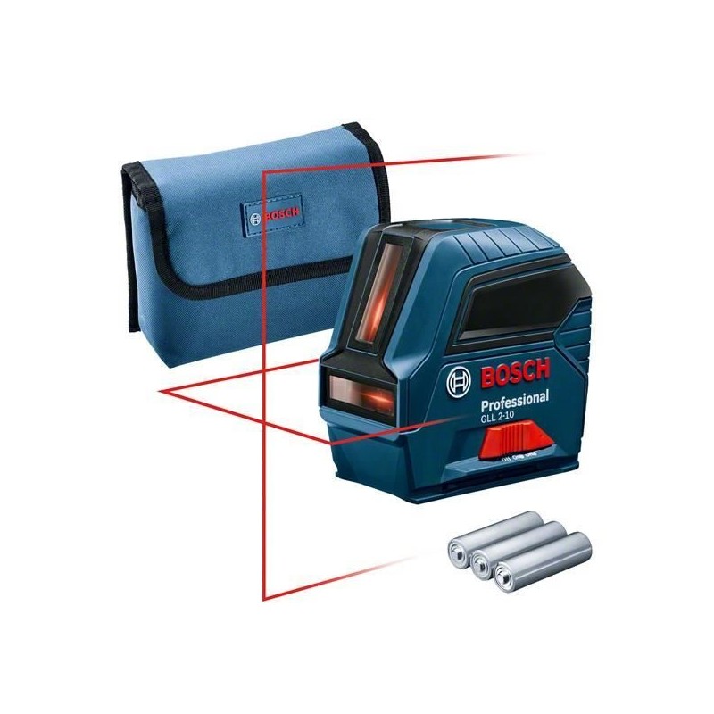 Laser ligne Bosch Professional GLL 2-10 - Portée de 10 metres - 0601063L00