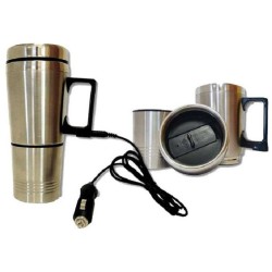 Mug électrique 12V- HTC EQUIPEMENTS- 0.5 Litre total, dont 0,2L pour le gobel...