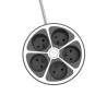 Chacon Multiprise bureau 16A.250V-Max 3680W   5x16A  cable 1,5m- Couleur gris...