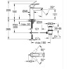 Mitigeur monocommande lavabo - GROHE Start - 234552432 - Noir mat - Taille M ...