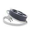 Chacon Multiprise bureau 16A.250V-Max 3680W   5x16A  cable 1,5m- Couleur gris...
