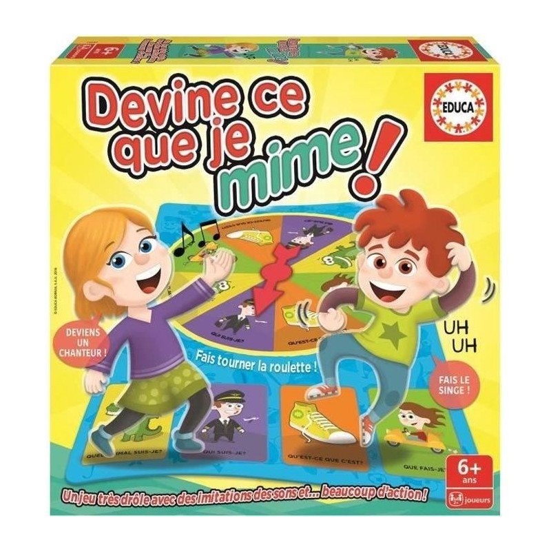 EDUCA - Devine ce que Je Mime - Jeu éducatif