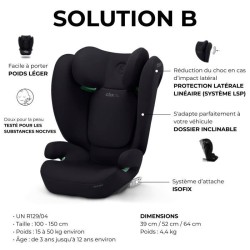 Siege auto Cbx by Cybex Solution B i-Fix 3 a 12 ans - 15 a 50 kg - 100 a 150 ...