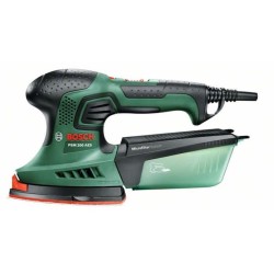 Ponceuse Multi Bosch - PSM 200 AES (Livrée avec 2 feuilles abrasives, Plateau...