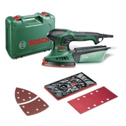 Ponceuse Multi Bosch - PSM 200 AES (Livrée avec 2 feuilles abrasives, Plateau...