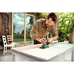 Ponceuse Multi Bosch - PSM 200 AES (Livrée avec 2 feuilles abrasives, Plateau...