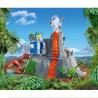 Expédition au grand Volcan, 1 figurine de chercheuse et 2 jouets