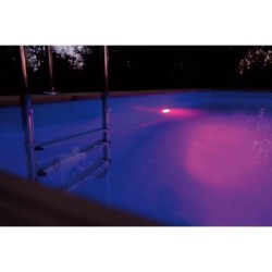 Spot LED blanc et couleur UBBINK pour piscines - livré avec transfo et téléco...
