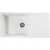 STRADOUR Evier a encastrer CUBE, en SMC BLANC UNI - 17,  1 bac, dim. 100 * 50...