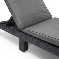 Bain de soleil - Allibert by KETER – DAYTONA – en résine imitation rotin tres...