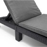 Bain de soleil - Allibert by KETER – DAYTONA – en résine imitation rotin tres...