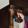 Kit perceuse visseuse sans fil - 18V - BLACK+DECKER - BDCDC18BAFC-QW - 2 batt...