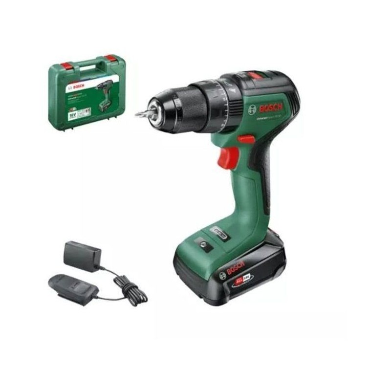 Perceuse a percussion Universal Impact 18V-60 - BOSCH - avec 1 batterie 2Ah -...