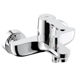 Mitigeur monocommande bain douche - GROHE - Get - Montage mural - Raccord fil...