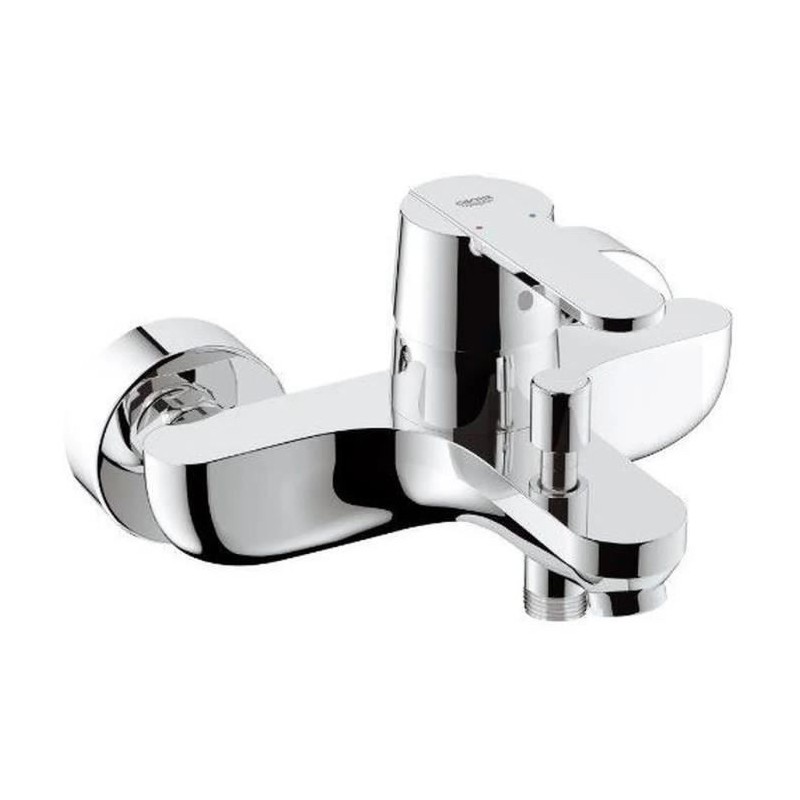 Mitigeur monocommande bain douche - GROHE - Get - Montage mural - Raccord fil...