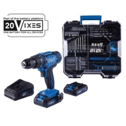 Coffret perceuse visseuse sans fil C-DTB74/2-X - 50Nm mandrin 13mm + 74 acces...
