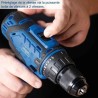 Coffret perceuse visseuse sans fil C-DTB74/2-X - 50Nm mandrin 13mm + 74 acces...