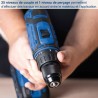 Coffret perceuse visseuse sans fil C-DTB74/2-X - 50Nm mandrin 13mm + 74 acces...