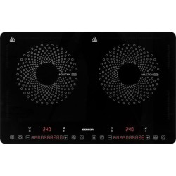 Plaque de cuisson a induction - SENCOR - SCP 4501BK - 3400 W - 2 foyers - Ult...