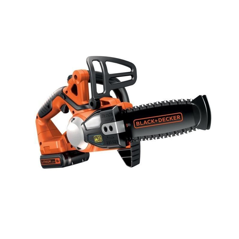 Scie élagueuse électrique sans fil + batterie 2Ah + chargeur - BLACK&DECKER -...
