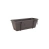 ARTEVASI Kit Jardiniere VENEZIA avec réserve d'eau - Gris anthracite - 10L - ...