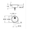 Evier de cuisine - Acier inoxydable - A encastrer par le dessus - GROHE K200 ...