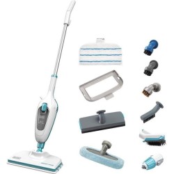 BLACK+DECKER FSMH13E10-QW - Balai Vapeur Avec Nettoyeur a Main 1300W - 10 Acc...
