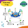BABY EINSTEIN NEPTUNE Aire d'éveil bébé multi-jouets, Cadeau Noel bébé, pivot...