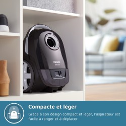 Aspirateur avec sac - PHILIPS - XD3112/09 - Série 3000 Performer