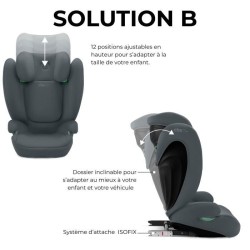 Siege auto Cbx by Cybex Solution B i-Fix 3 a 12 ans - 15 a 50 kg - 100 a 150 ...