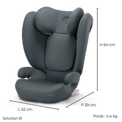 Siege auto Cbx by Cybex Solution B i-Fix 3 a 12 ans - 15 a 50 kg - 100 a 150 ...