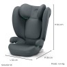 Siege auto Cbx by Cybex Solution B i-Fix 3 a 12 ans - 15 a 50 kg - 100 a 150 ...