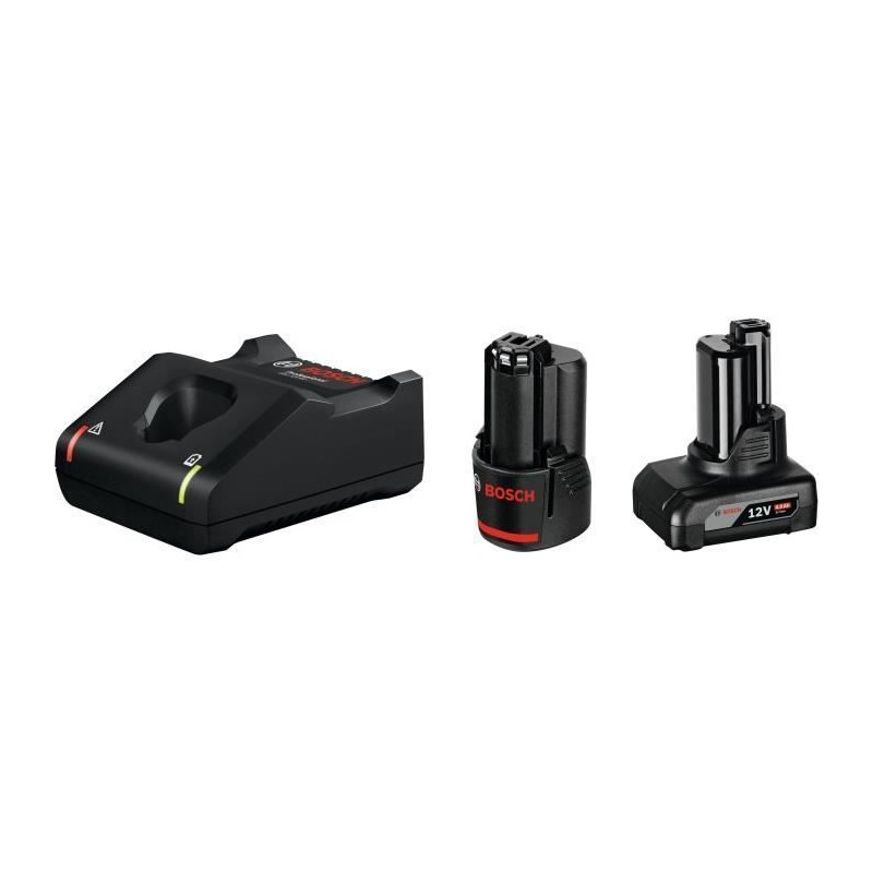 Set 2 Batteries Bosch Professional 12V GBA 2,0Ah + 4,0Ah - 1600A01NC9