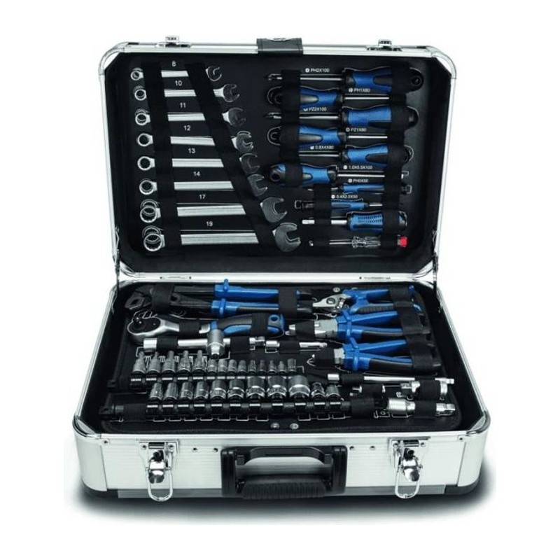 Mallette a outils de 102 pieces - SCHEPPACH - TB150 - Outils en acier chrome ...